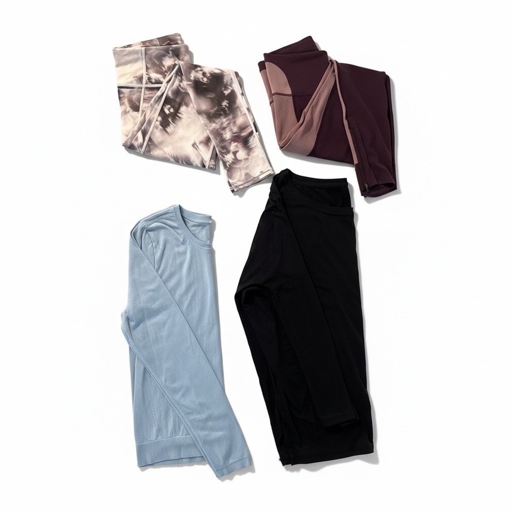 ATHLETA Bundle 2 Leggings and 2 Tops Size Small
